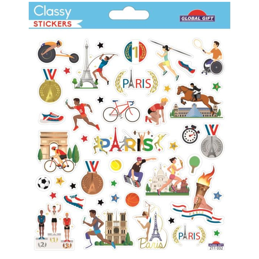 STICKERS GLOBAL GIFT 211032 CLASSY 15X17CM