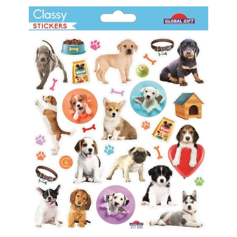 STICKERS GLOBAL GIFT 211420 CLASSY 15X17CM