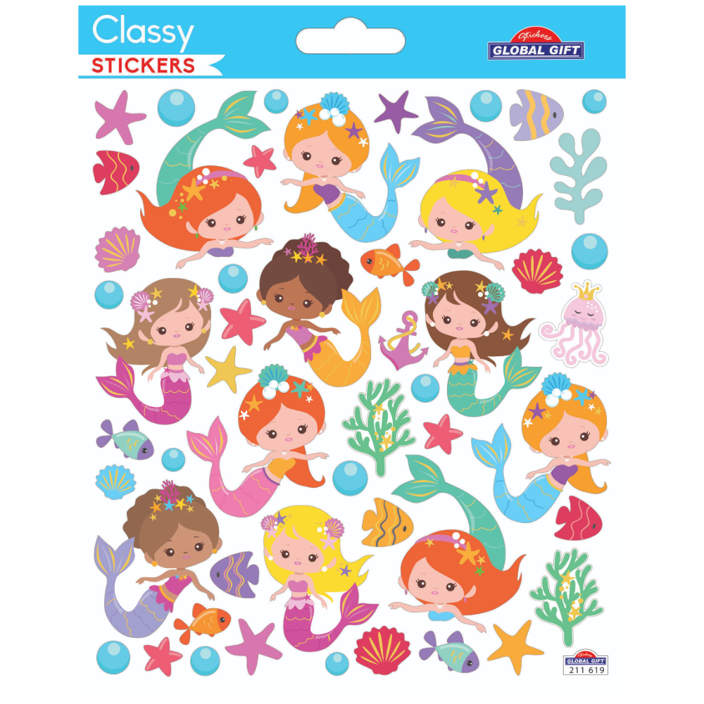 STICKERS GLOBAL GIFT 211619 CLASSY 15X17CM