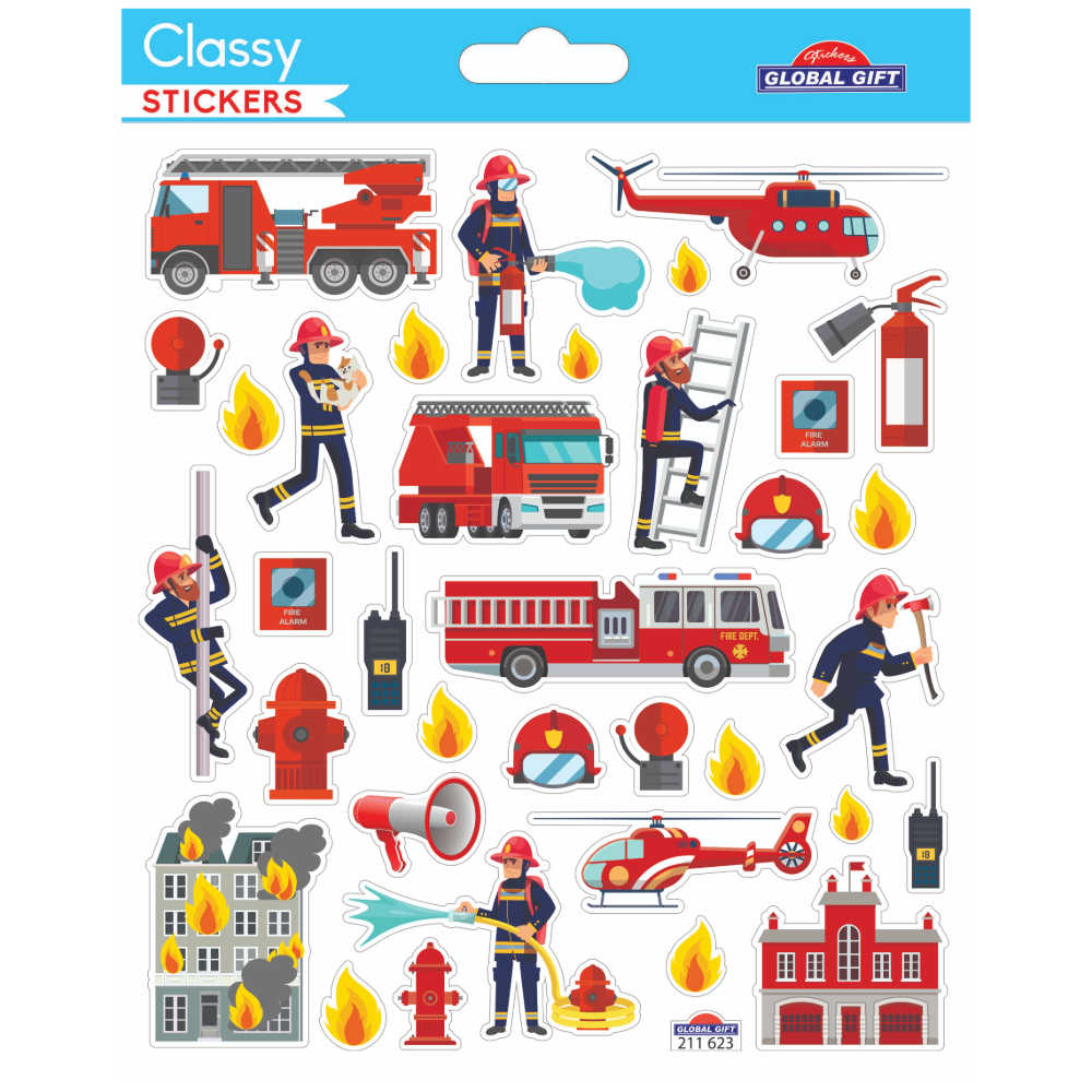 STICKERS GLOBAL GIFT 211623 CLASSY 15X17CM