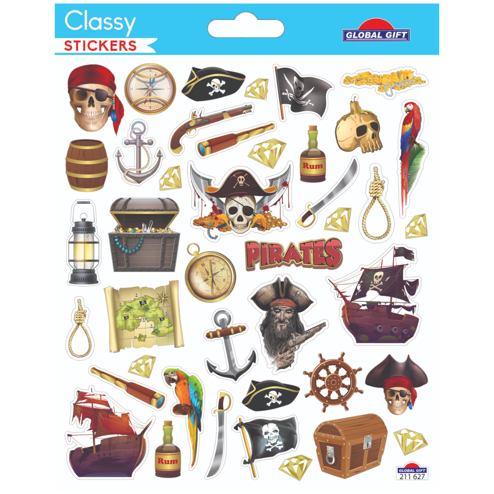 STICKERS GLOBAL GIFT 211627 CLASSY 15X17CM
