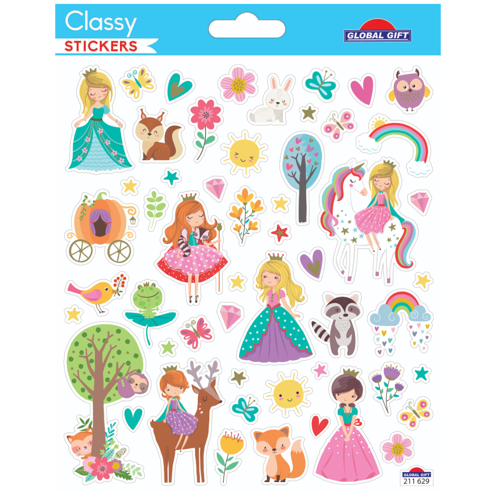 STICKERS GLOBAL GIFT 211629 CLASSY 15X17CM