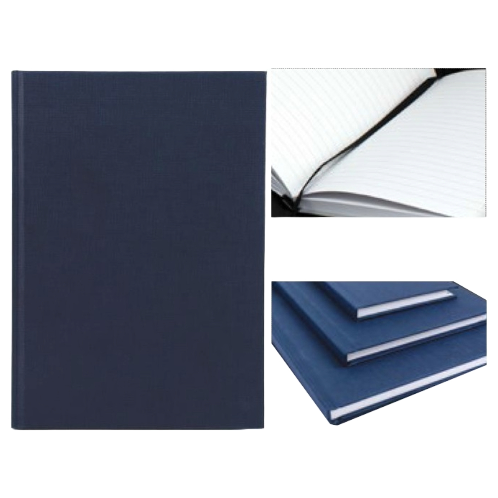 ΤΕΤΡΑΔΙΟ A5 ΔΕΜΕΝΟ ΣΚΛΗΡΟ ΕΞΩΦΥΛΛΟ 192ΣΕΛ. 70GSM ΧΡΩΜΑ ΜΠΛΕ PUKKA 212969