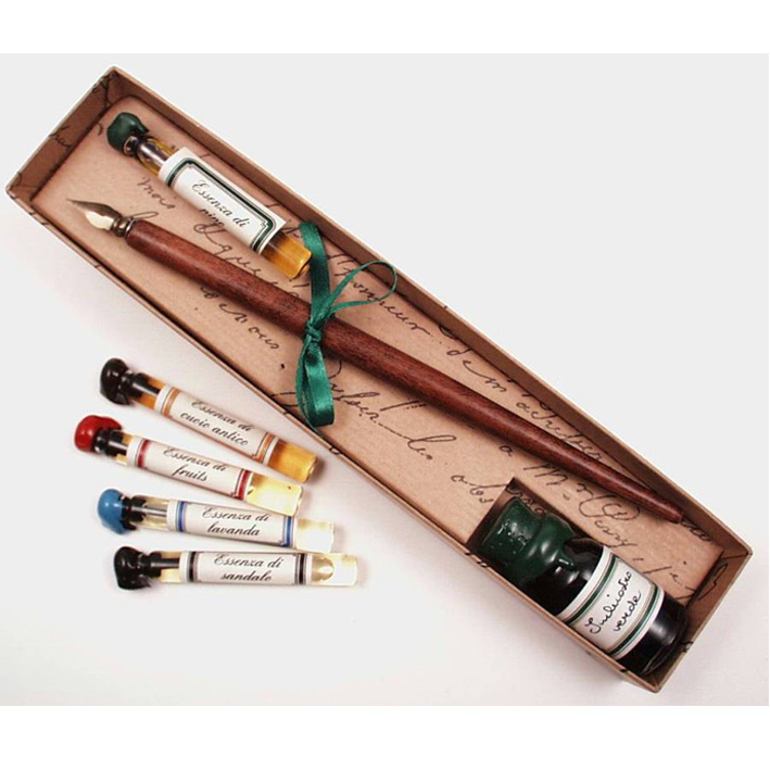 ΠΕΝΑ ΣΕΤ ΚΑΛΛΙΓΡΑΦΙΑΣ ΜΕ ΜΕΛΑΝΙ+ΑΡΩΜΑ RUBINATO 22-PIPPO