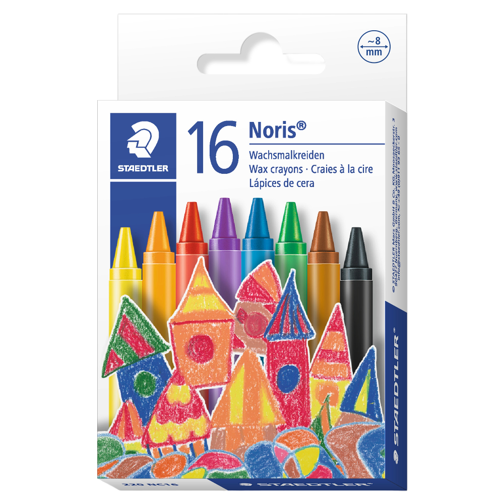 ΚΗΡΟΜΠΟΓΙΑ STAEDTLER 220-16 WAX CRAYON 16 ΧΡΩΜ. 220 NC16