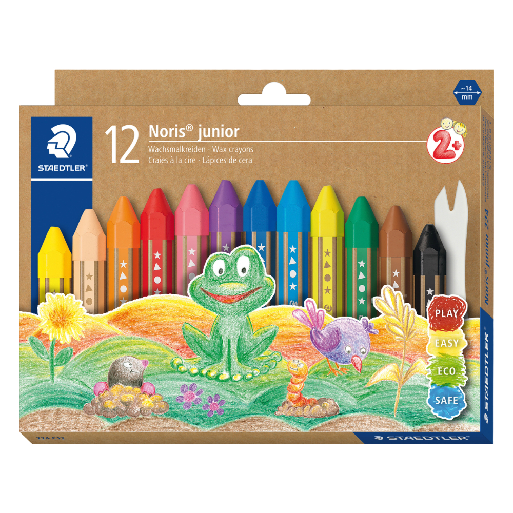 ΚΗΡΟΜΠΟΓΙΑ STAEDTLER 224 C12 WAX CRAYON 12 ΧΡΩΜ. 224 C12