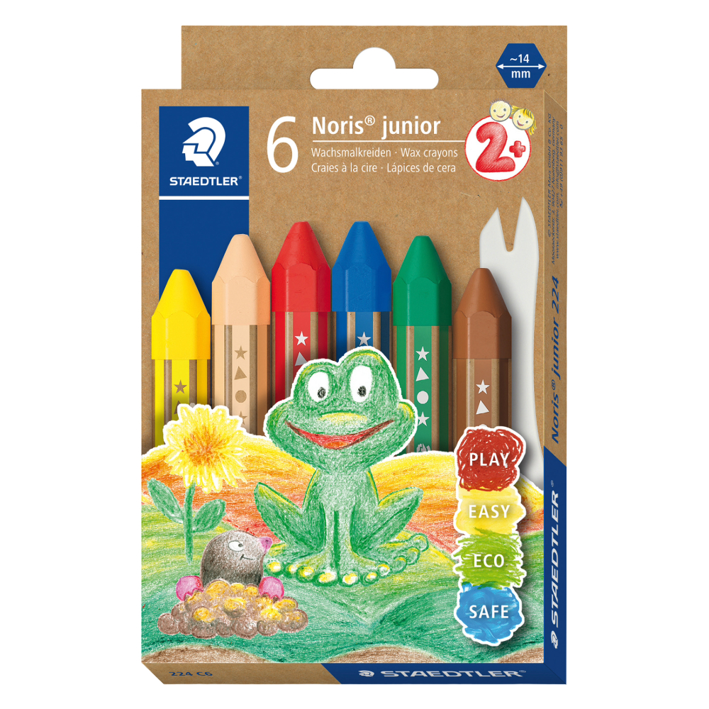 ΚΗΡΟΜΠΟΓΙΑ STAEDTLER 224 C 6 WAX CRAYON 6 ΧΡΩΜ. 224 C6