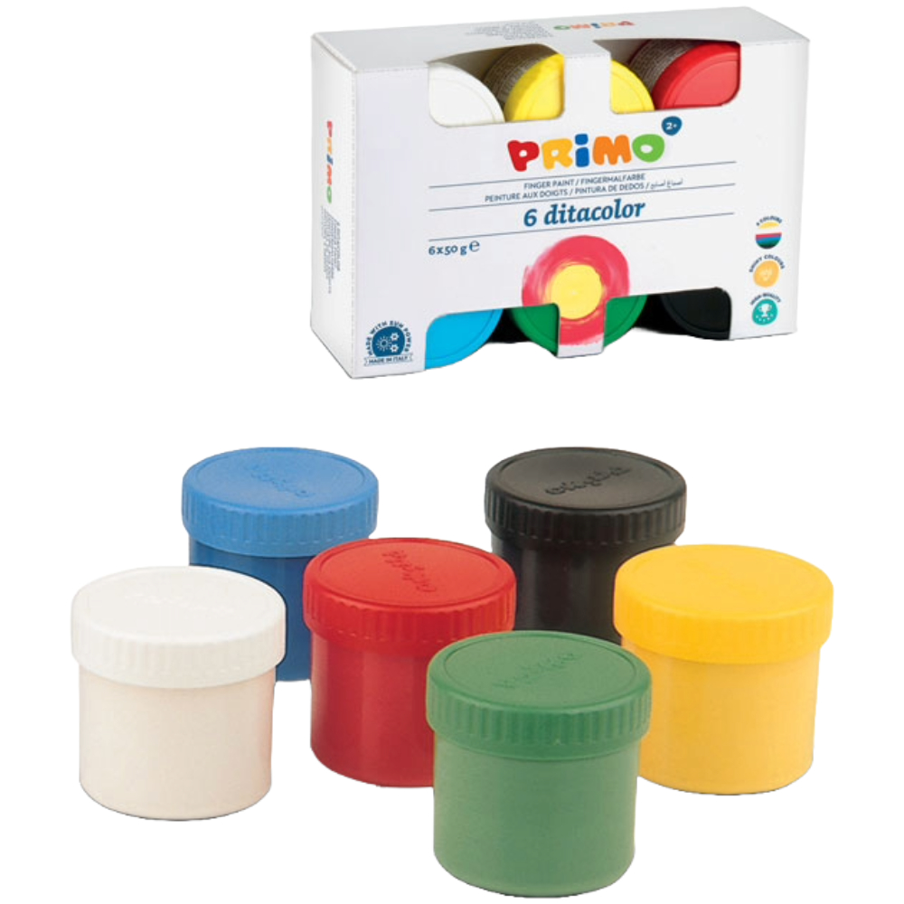 ΔΑΚΤΥΛΟΜΠΟΓΙΑ PRIMO ΣΕΤ 6 ΧΡΩΜΑΤΩΝ 50GR CMP 226TD50S