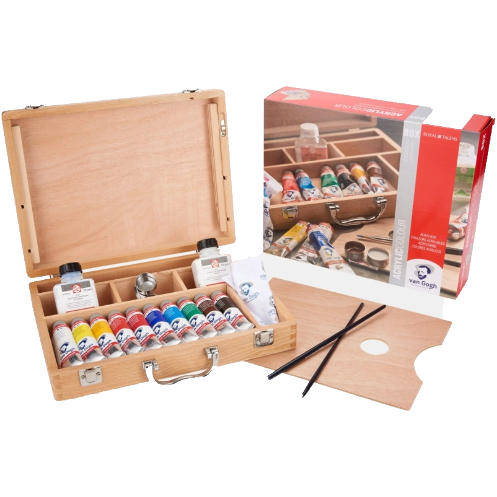 ΣΕΤ ΖΩΓΡΑΦΙΚΗΣ TALENS VAN GOGH ΑΚΡΥΛΙΚΑ WOODEN BOX (X10 ΧΡΩΜΑΤΑ 40ML) 22840513