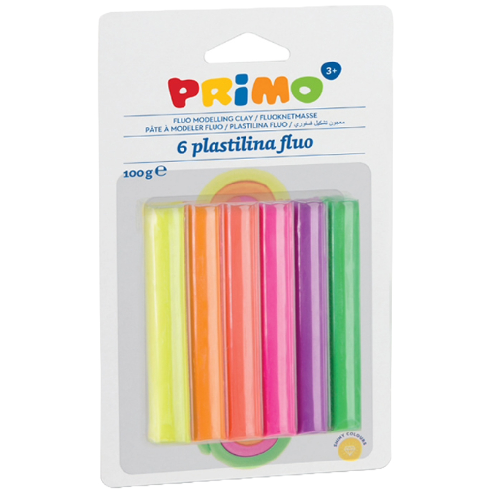 ΠΛΑΣΤΕΛΙΝΗ PRIMO ΣΕΤ= 6 ΧΡΩΜ. FLUO CMP-2651BPF6