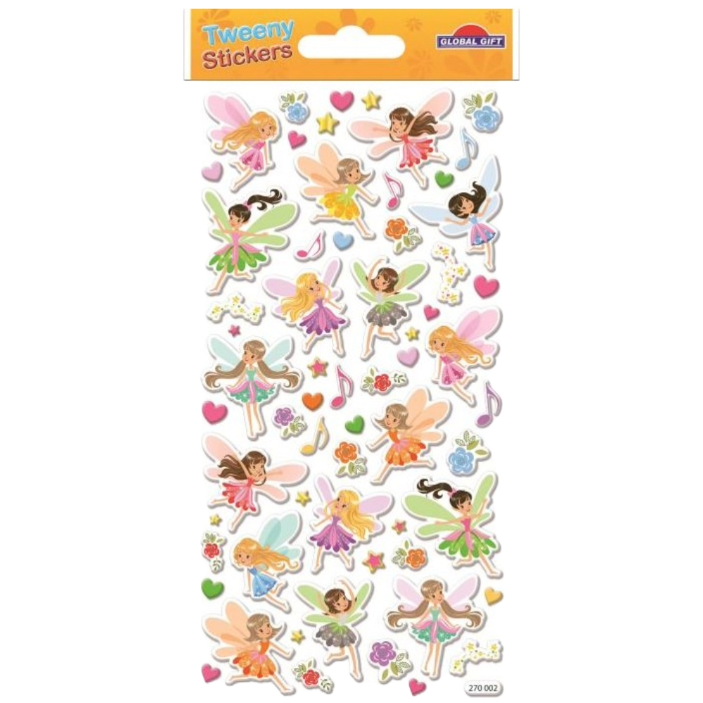 STICKERS GLOBAL GIFT 270002 TWEENY 9X17CM