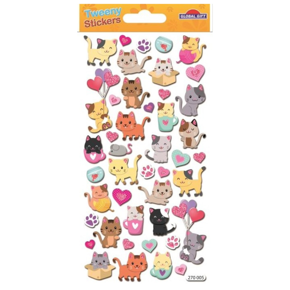 STICKERS GLOBAL GIFT 270005 TWEENY 9X17CM