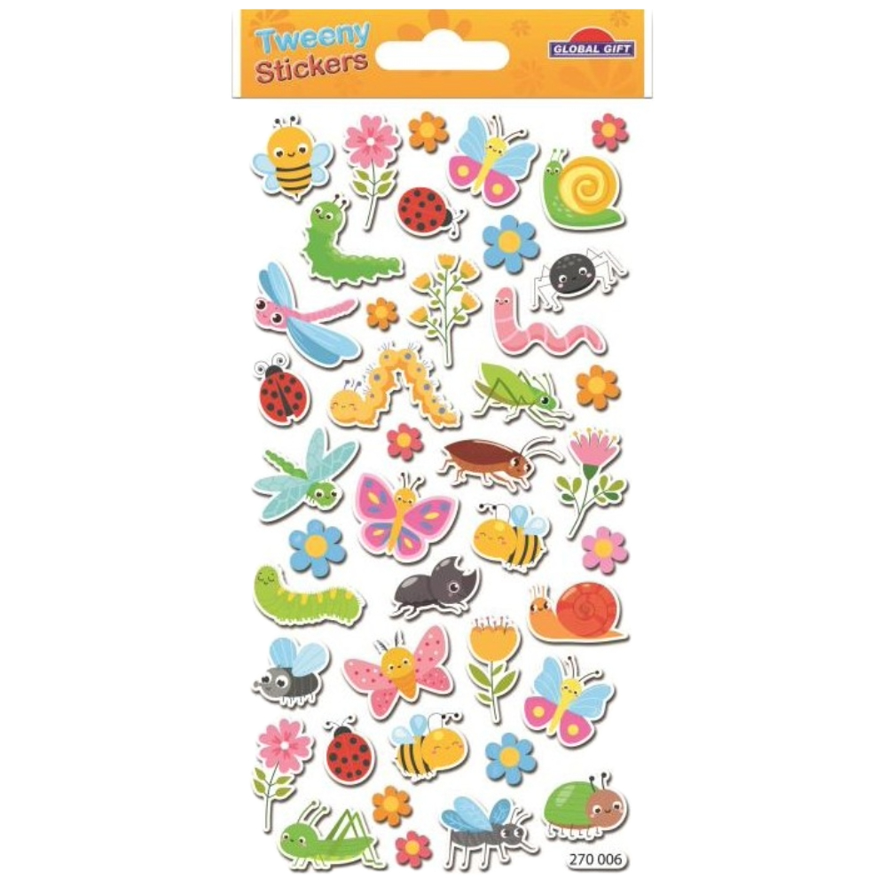 STICKERS GLOBAL GIFT 270006 TWEENY 9X17CM