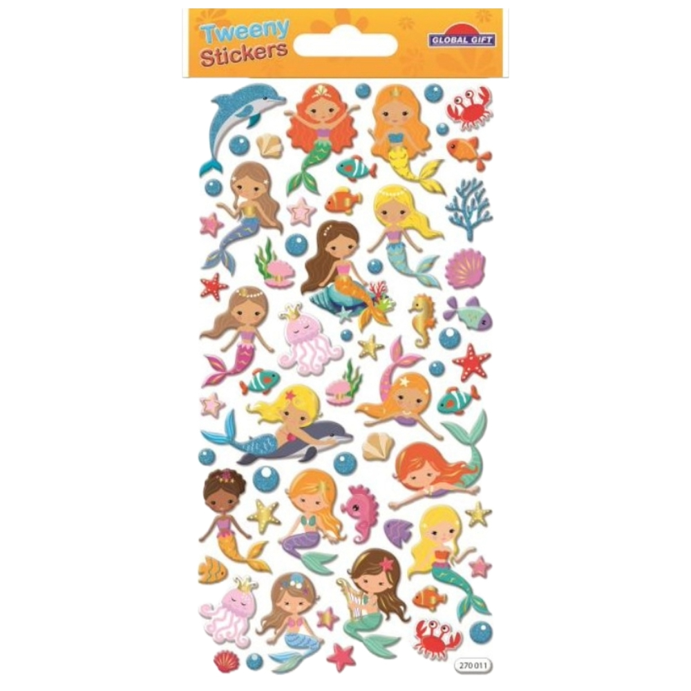 STICKERS GLOBAL GIFT 270011 TWEENY 9X17CM
