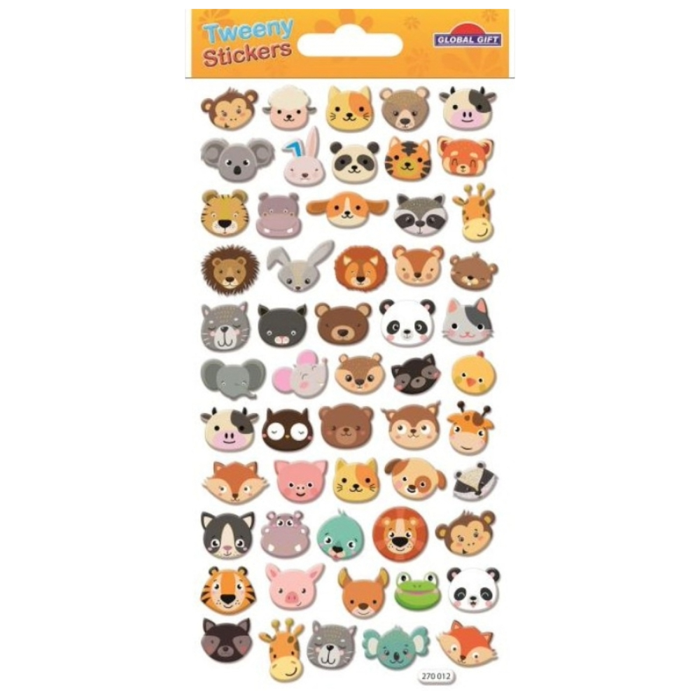 STICKERS GLOBAL GIFT 270012 TWEENY 9X17CM