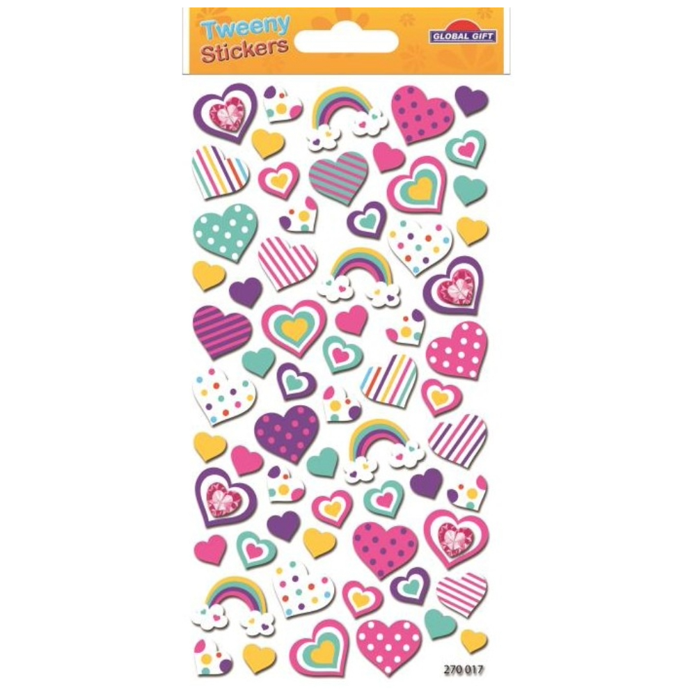 STICKERS GLOBAL GIFT 270017 TWEENY 9X17CM