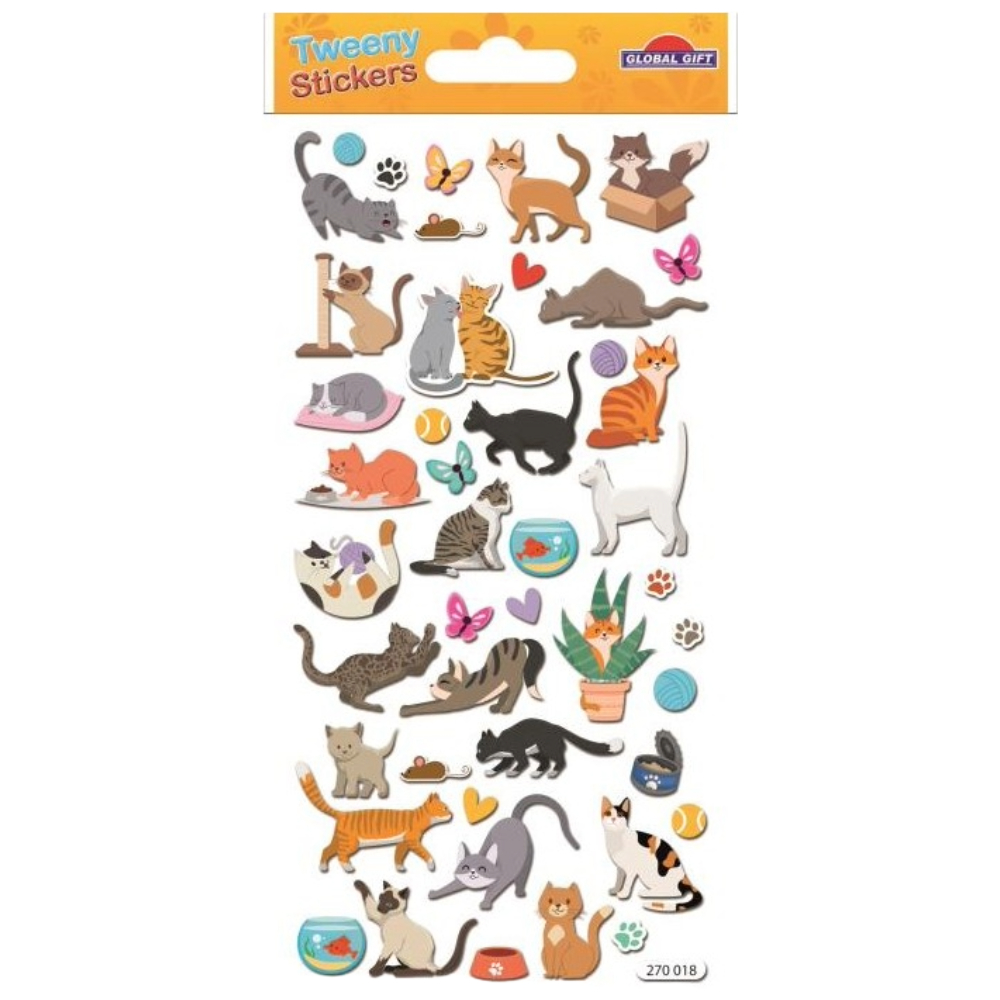 STICKERS GLOBAL GIFT 270018 TWEENY 9X17CM