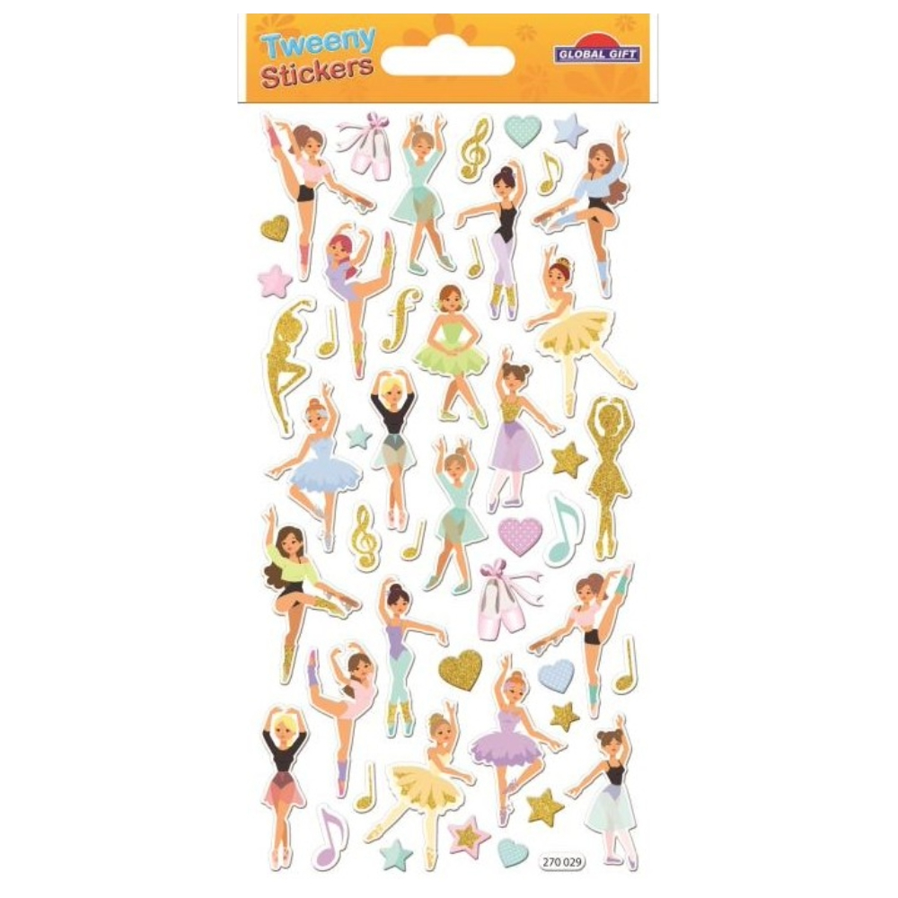 STICKERS GLOBAL GIFT 270029 TWEENY 9X17CM