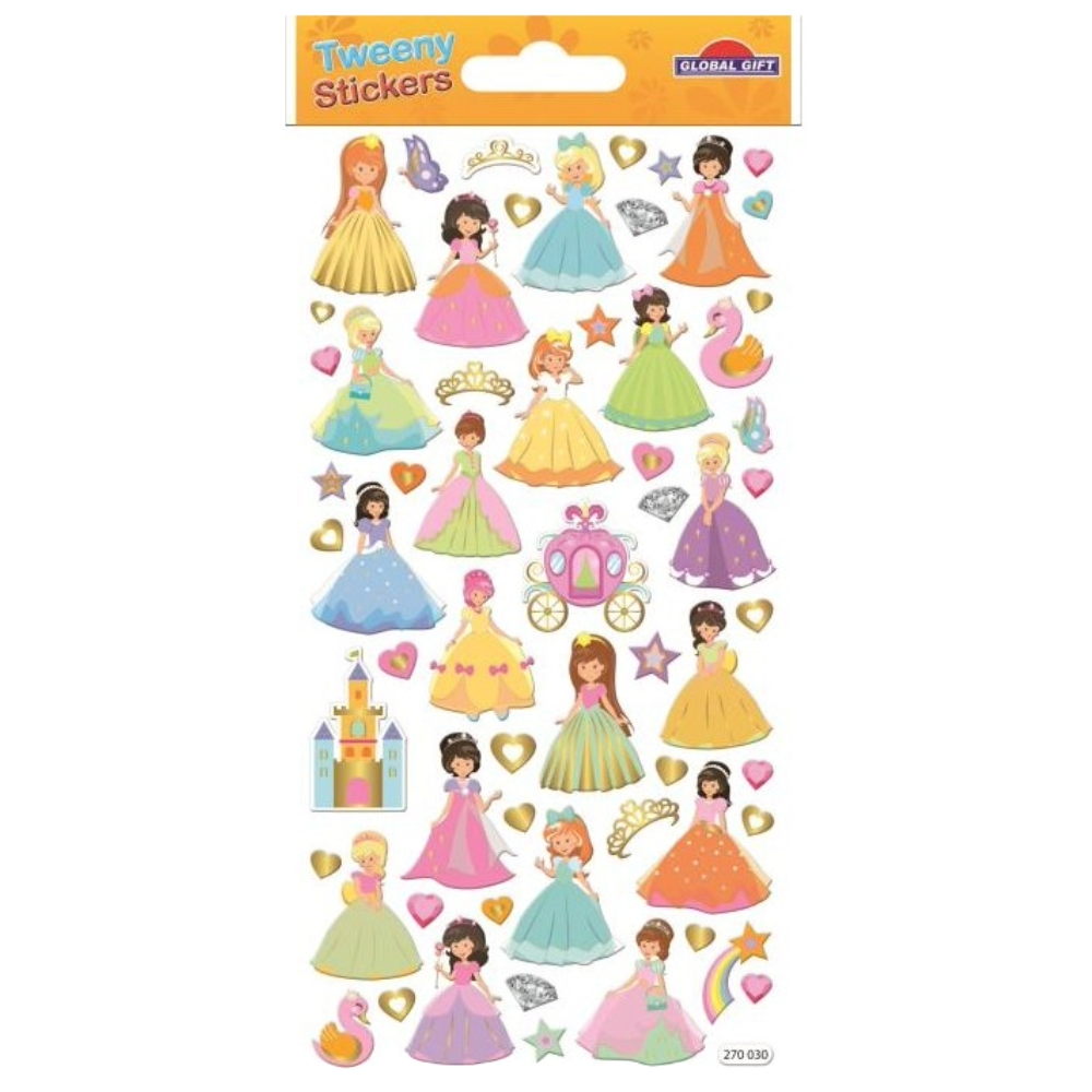 STICKERS GLOBAL GIFT 270030 TWEENY 9X17CM