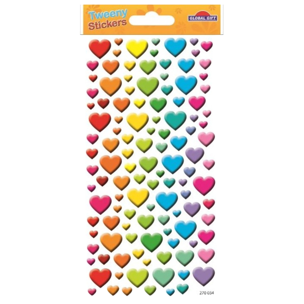 STICKERS GLOBAL GIFT 270034 TWEENY 9X17CM