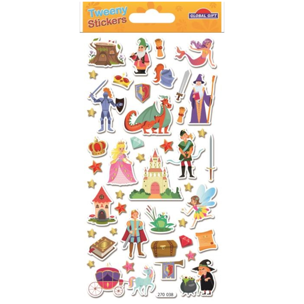 STICKERS GLOBAL GIFT 270038 TWEENY 9X17CM