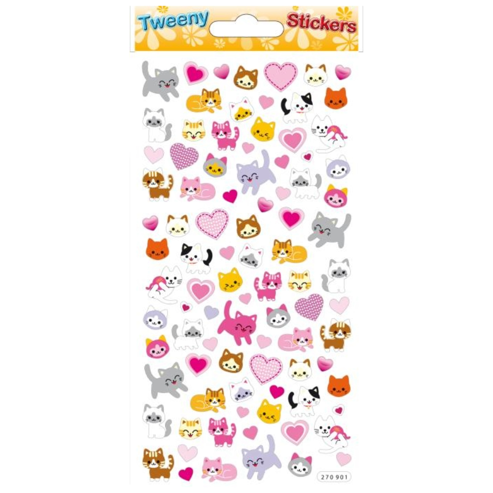 STICKERS GLOBAL GIFT 270901 TWEENY 9X17CM