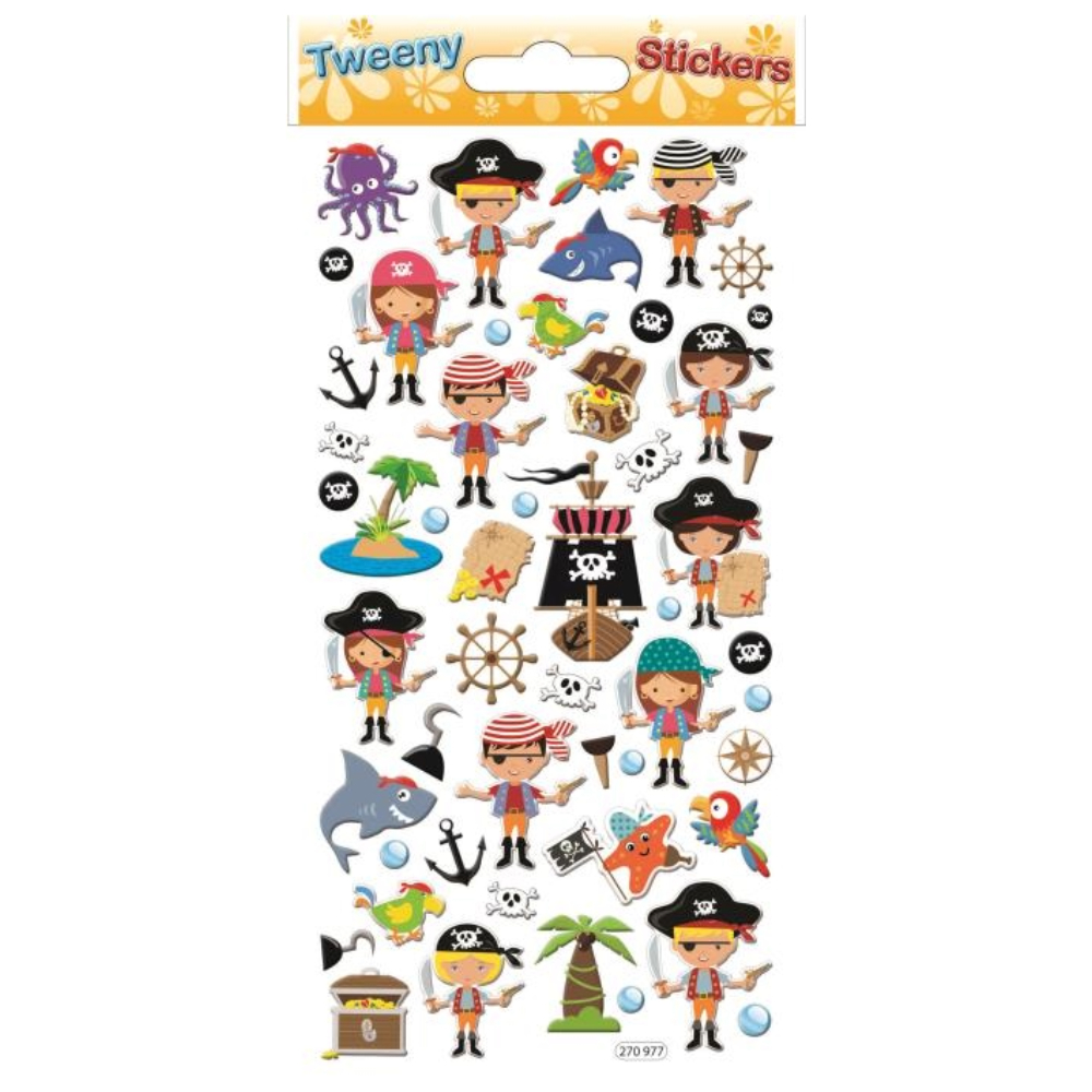 STICKERS GLOBAL GIFT 270977 TWEENY 9X17CM