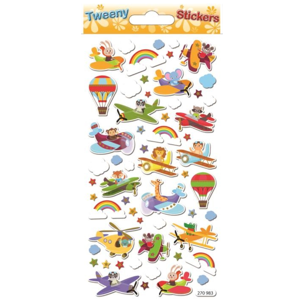 STICKERS GLOBAL GIFT 270983 TWEENY 9X17CM