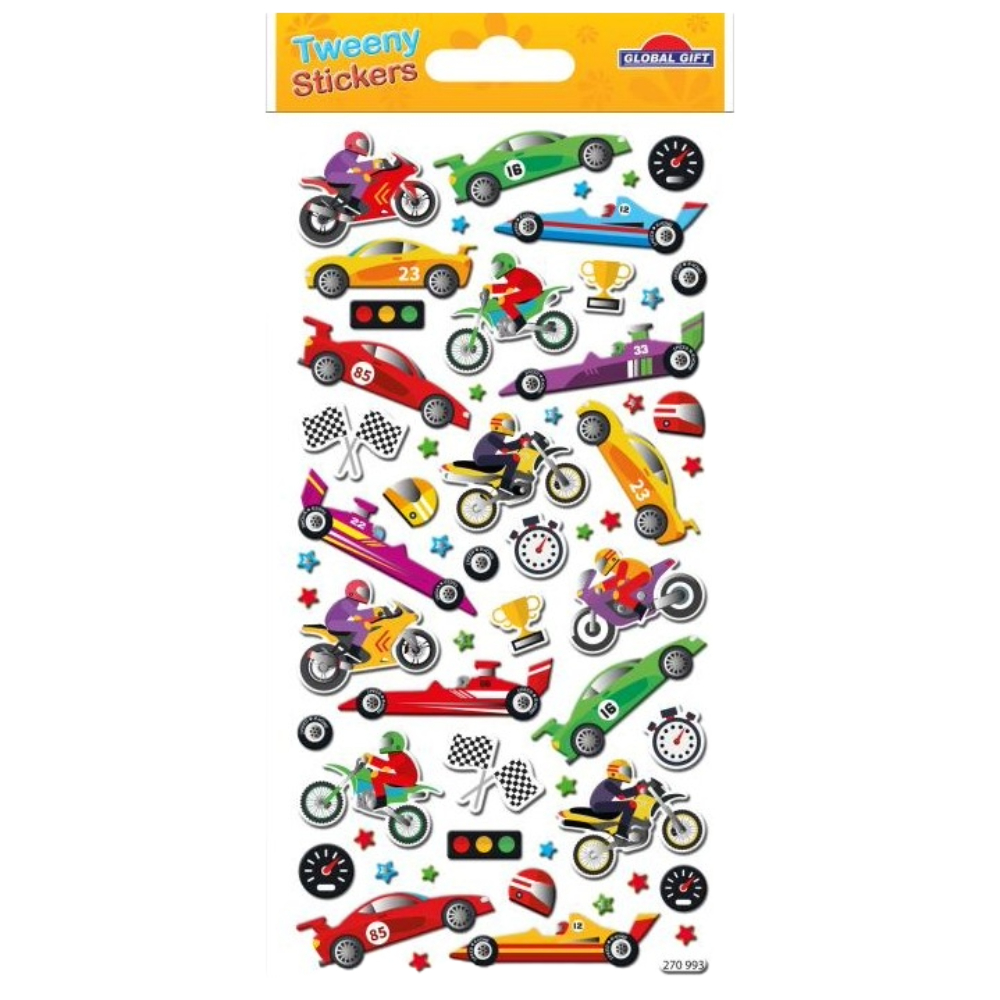 STICKERS GLOBAL GIFT 270993 TWEENY 9X17CM