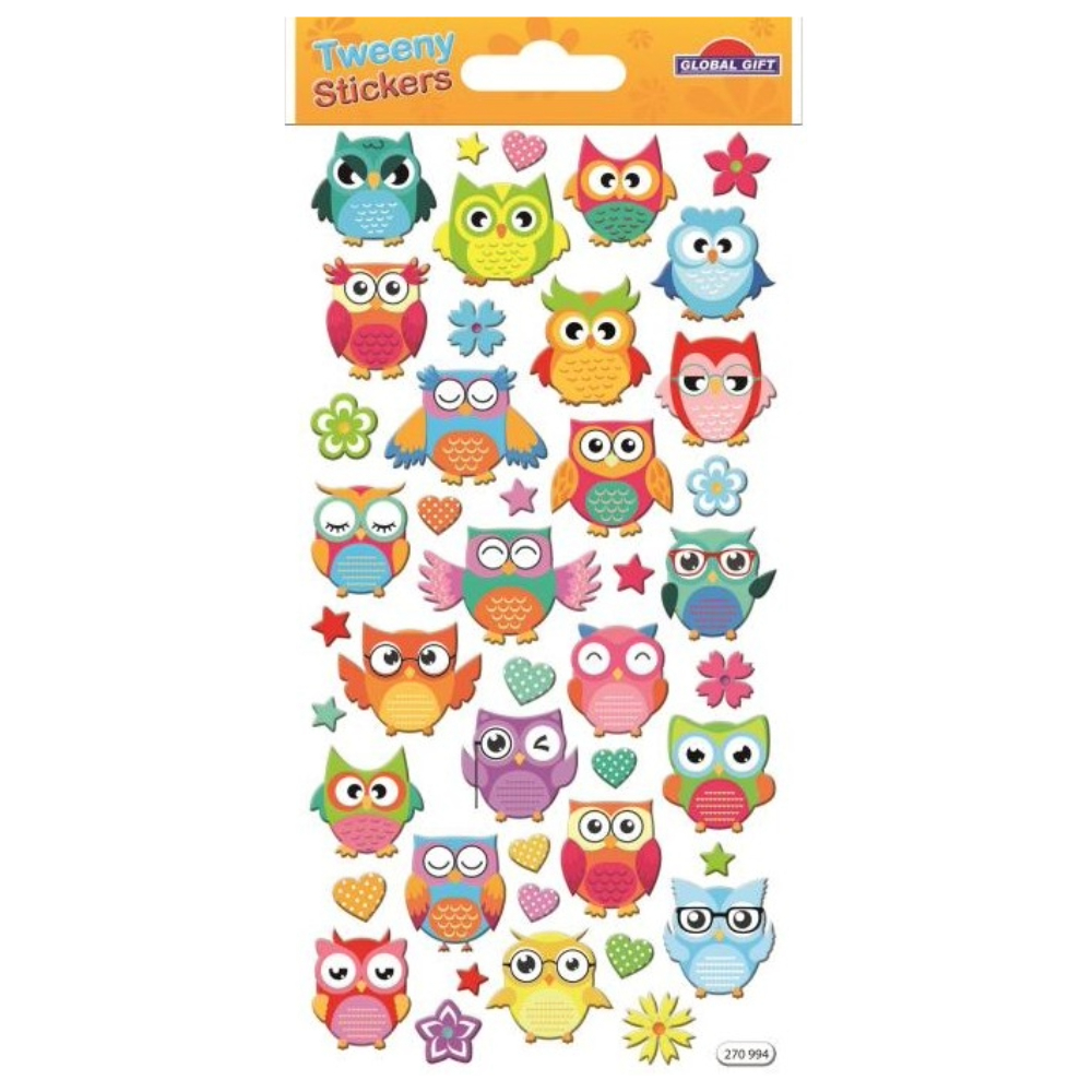 STICKERS GLOBAL GIFT 270994 TWEENY 9X17CM