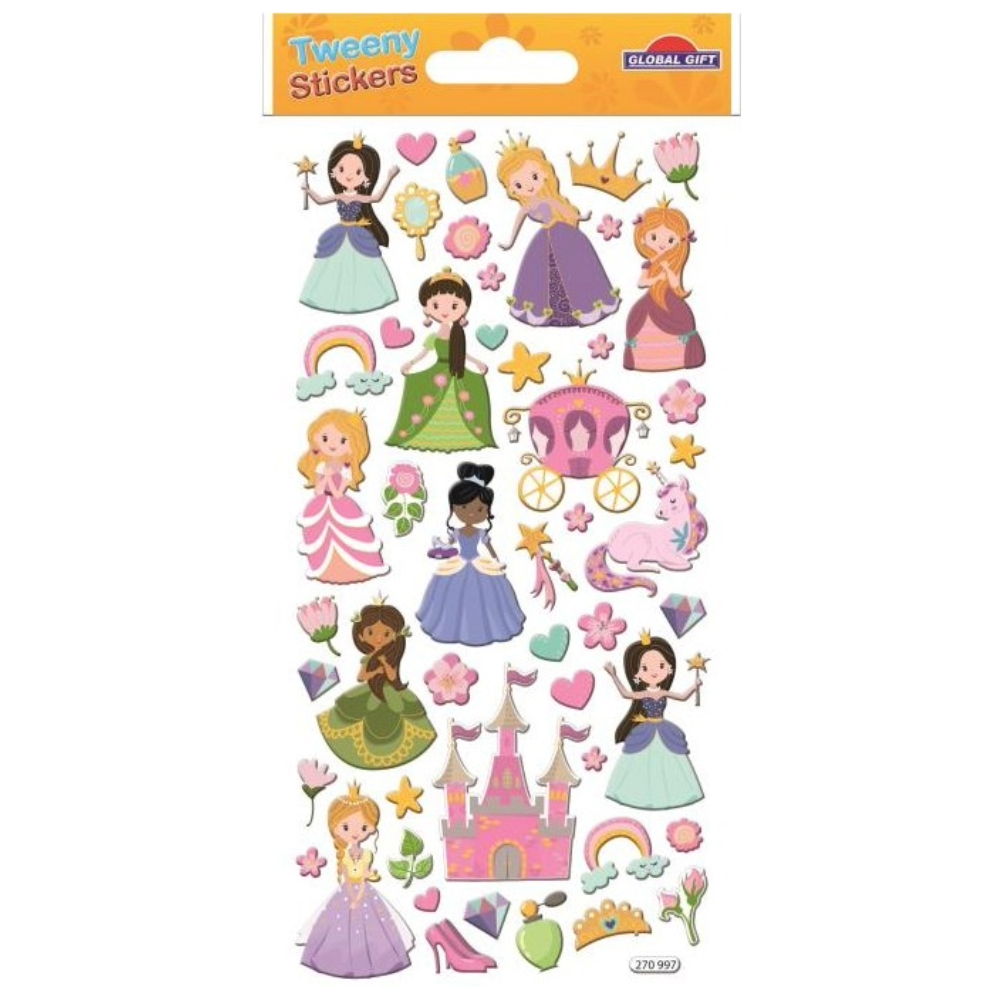STICKERS GLOBAL GIFT 270997 TWEENY 9X17CM