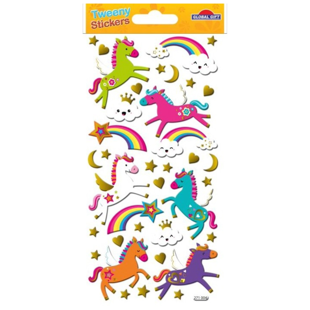 STICKERS GLOBAL GIFT 271004 TWEENY 9X17CM