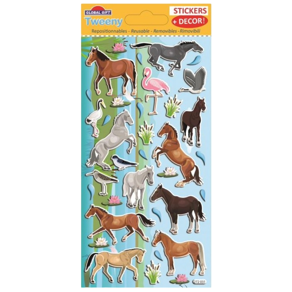 STICKERS GLOBAL GIFT 272031 TWEENY DECOR 9X17.5CM