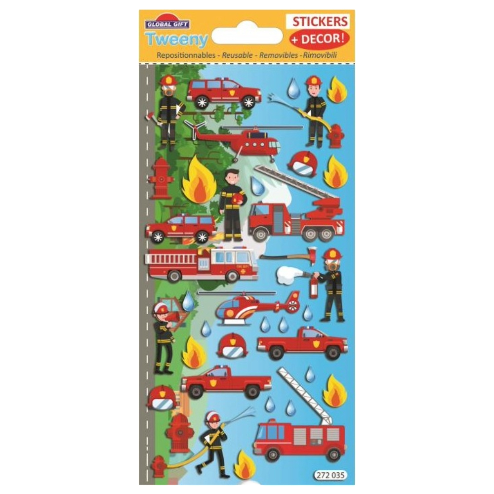 STICKERS GLOBAL GIFT 272035 TWEENY DECOR 9X17.5CM