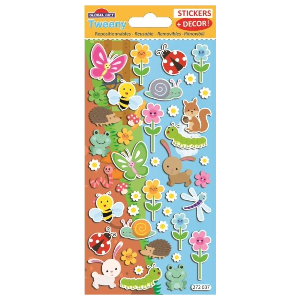 STICKERS GLOBAL GIFT 272037 TWEENY DECOR 9X17.5CM