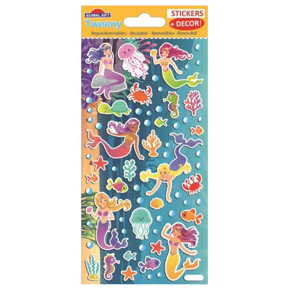 STICKERS GLOBAL GIFT 272038 TWEENY DECOR 9X17.5CM