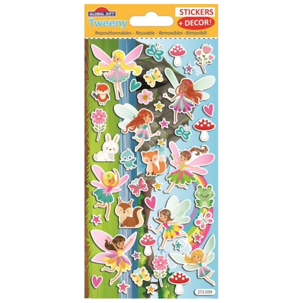 STICKERS GLOBAL GIFT 272039 TWEENY DECOR 9X17.5CM