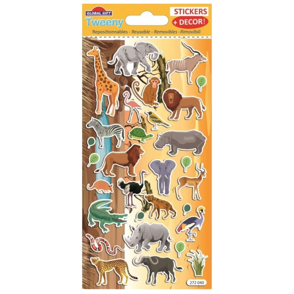 STICKERS GLOBAL GIFT 272040 TWEENY DECOR 9X17.5CM