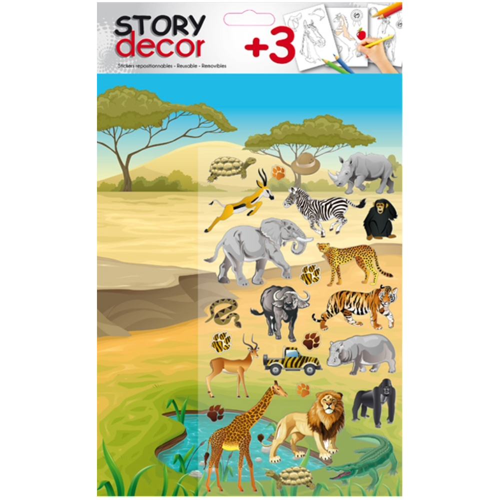 STICKERS GLOBAL GIFT 284001 STORY 18X25CM, + STICKERS + 3 ΠΡΟEKΤΥΠΩΜΕΝΑ ΦΥΛΛΑ