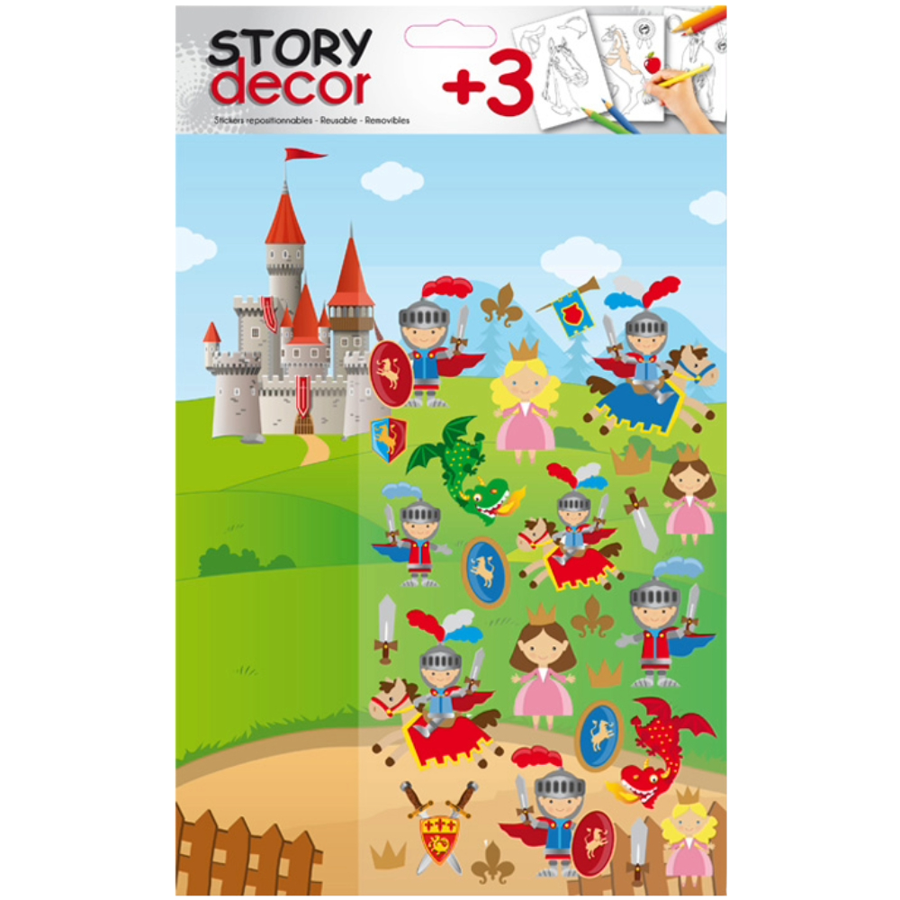 STICKERS GLOBAL GIFT 284002 STORY 18X25CM, + STICKERS + 3 ΠΡΟEKΤΥΠΩΜΕΝΑ ΦΥΛΛΑ