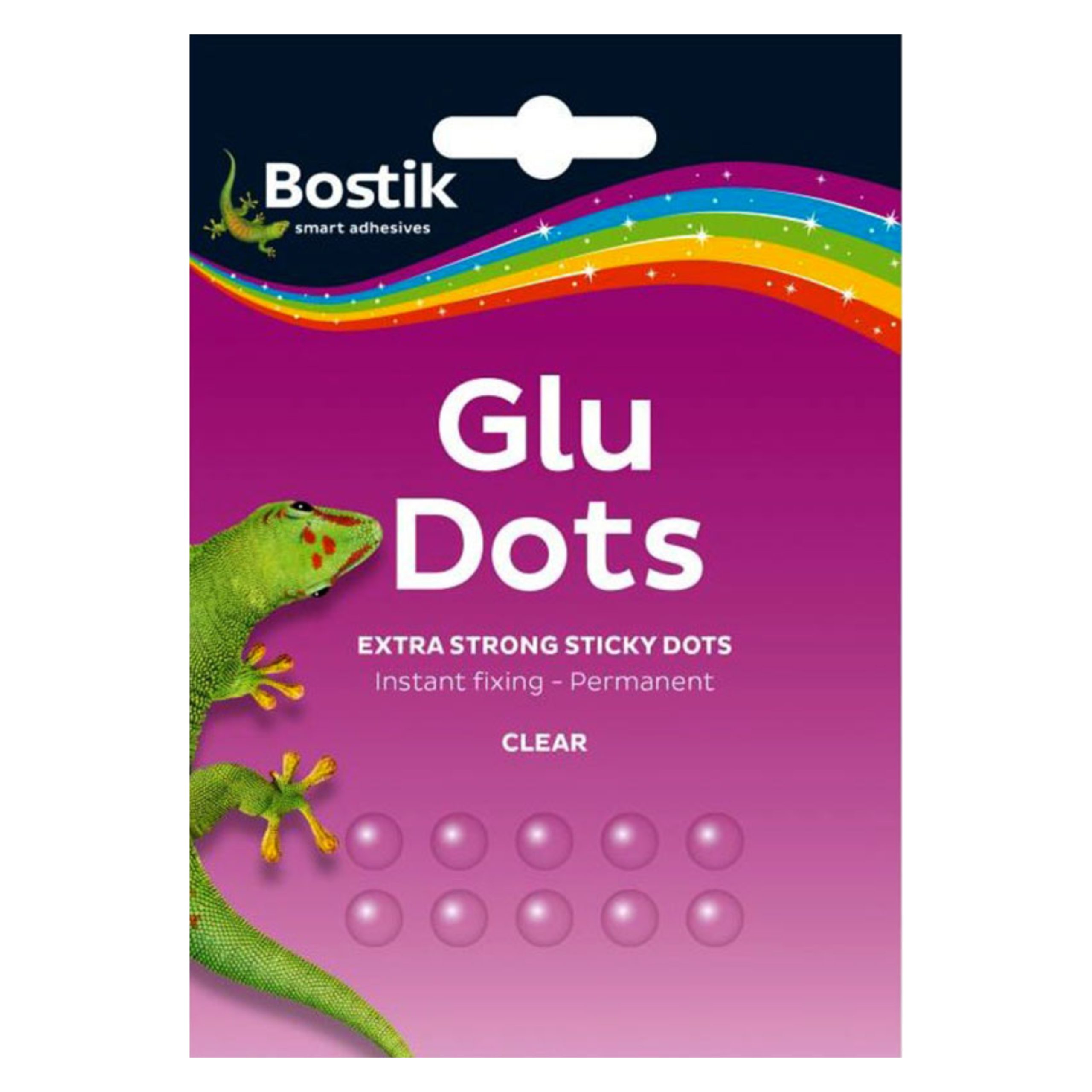 ΠΛΑΣΤΕΛΙΝΗ ΓΙΑ ΑΦΙΣΕΣ BOSTIC GLU DOTS EXTRA STRONG ΔΙΑΦΑΝΑ (64 ΤΕΜ) 30803719