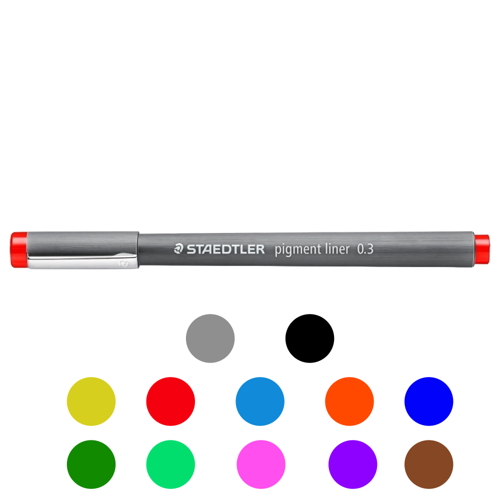 ΜΑΡΚΑΔΟΡΟΣ ΣΧΕΔΙΟΥ STAEDTLER 308-03 PIGMENT LINER 0.3MM