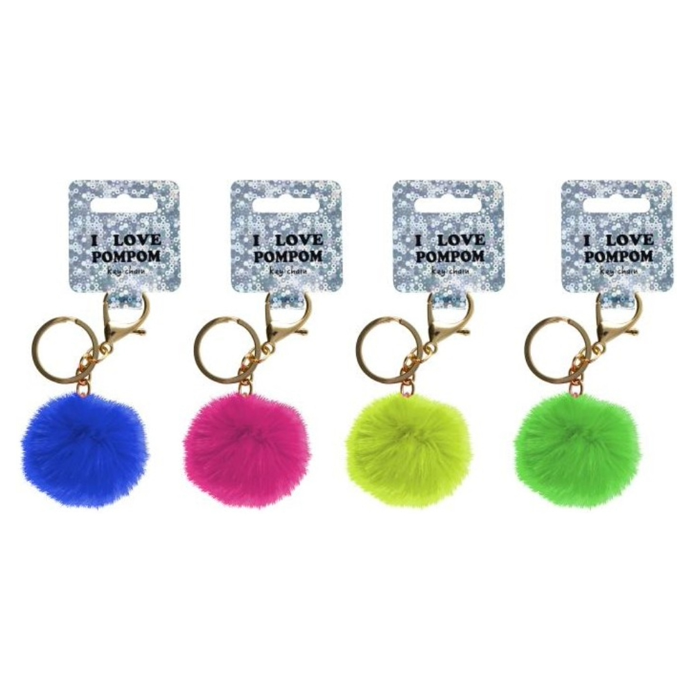 ΜΠΡΕΛΟΚ POMPON ΜΕ ΚΛΙΠ STYLEX 31200 (4 ΑΣΟΡΤΙ ΧΡΩΜΑΤΑ 8 ΤΕΜΑΧΙΩΝ)