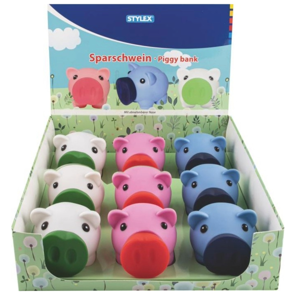 ΚΟΥΜΠΑΡΑΣ ΠΛΑΣΤΙΚΟΣ STYLEX 31210 (ΣΤΑΝΤ=9 ΤΕΜ) ΣΧΕΔΙΟ ΓΟΥΡΟΥΝΑΚΙ, 3 ΑΣΟΡΤΙ ΧΡΩΜΑΤΑ