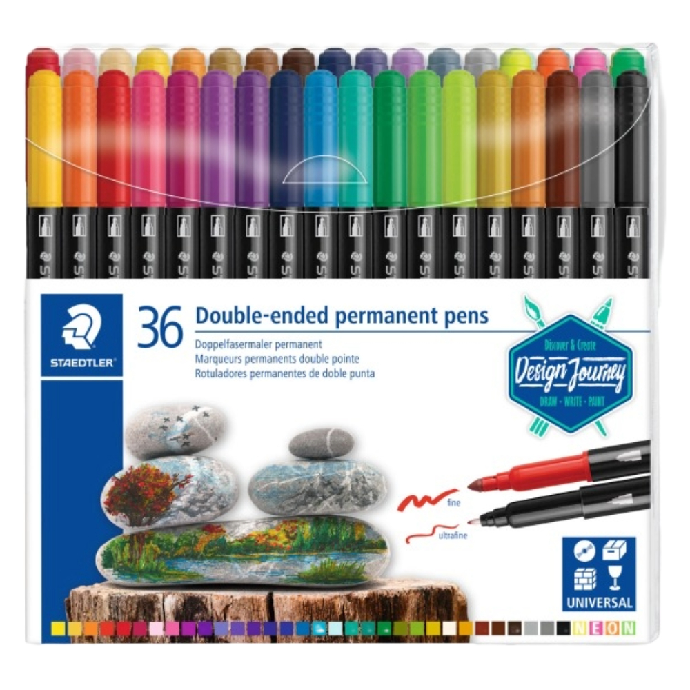 ΜΑΡΚΑΔΟΡΟΣ ART ΖΩΓΡΑΦΙΚΗΣ STAEDTLER 3187 TB36 ΔΙΠΛΗ ΜΥΤΗ (ΣΕΤ=36 ΧΡ)