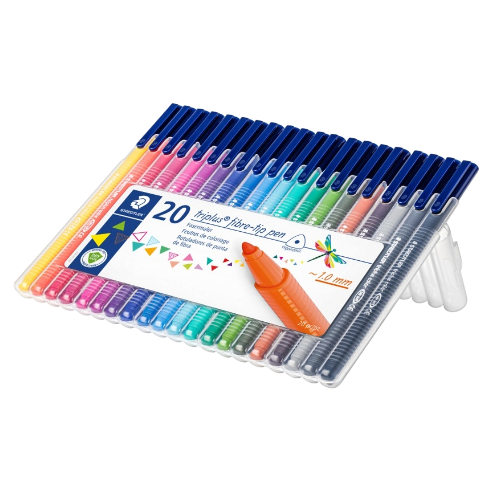 ΜΑΡΚΑΔΟΡΟΣ ΓΡΑΦΗΣ STAEDTLER 323 TRIPLUS COLOR (ΣΕΤ 20 ΧΡΩΜ.) (1.0 MM) 323SB20
