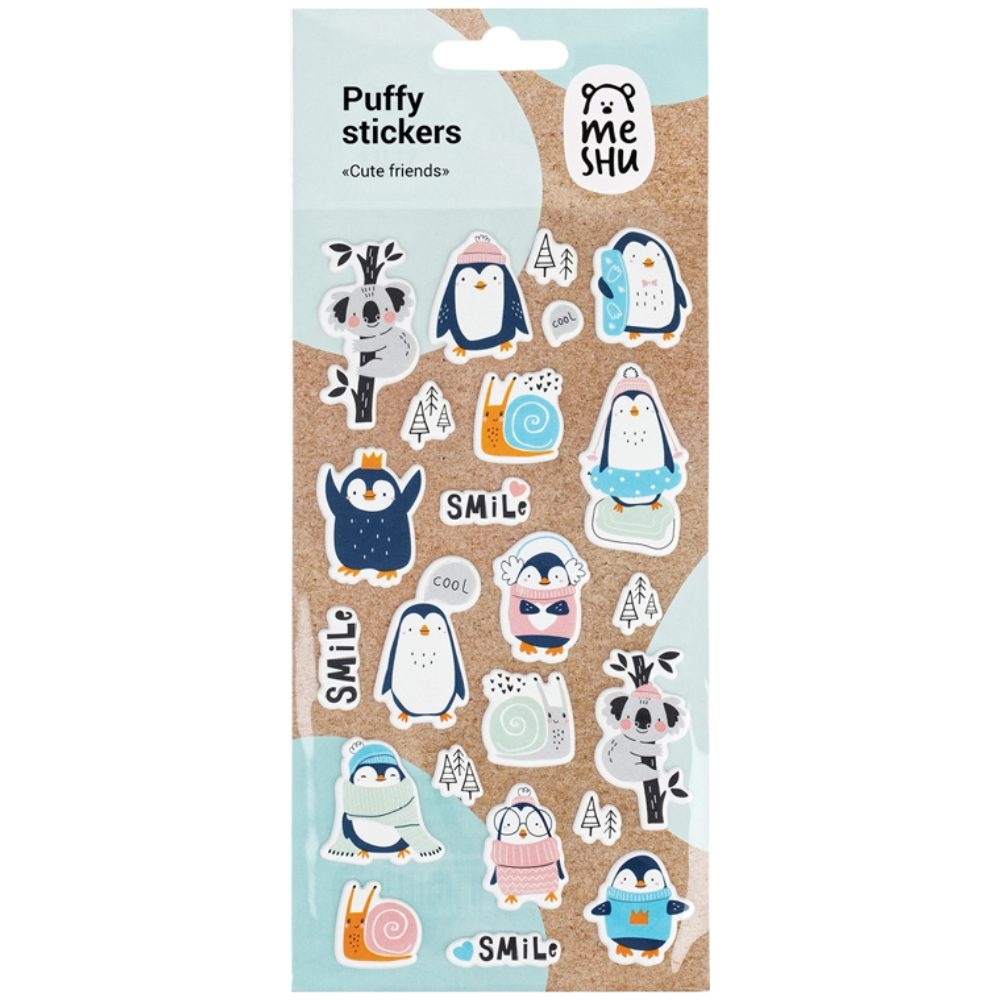 STICKERS MESHU PUFFY 325533 10X24