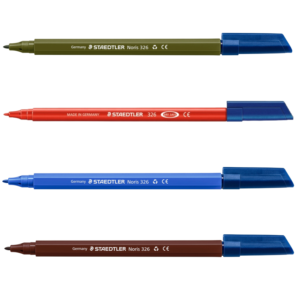 ΜΑΡΚΑΔΟΡΟΣ ΓΡΑΦΗΣ STAEDTLER 326-xx FIBRE TIP PEN (1,00MM)