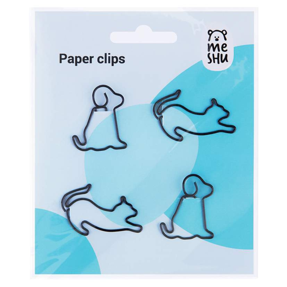 ΠΙΑΣΤΡΕΣ PAPER CLIPS MESHU 328219 19MM (4pcs)