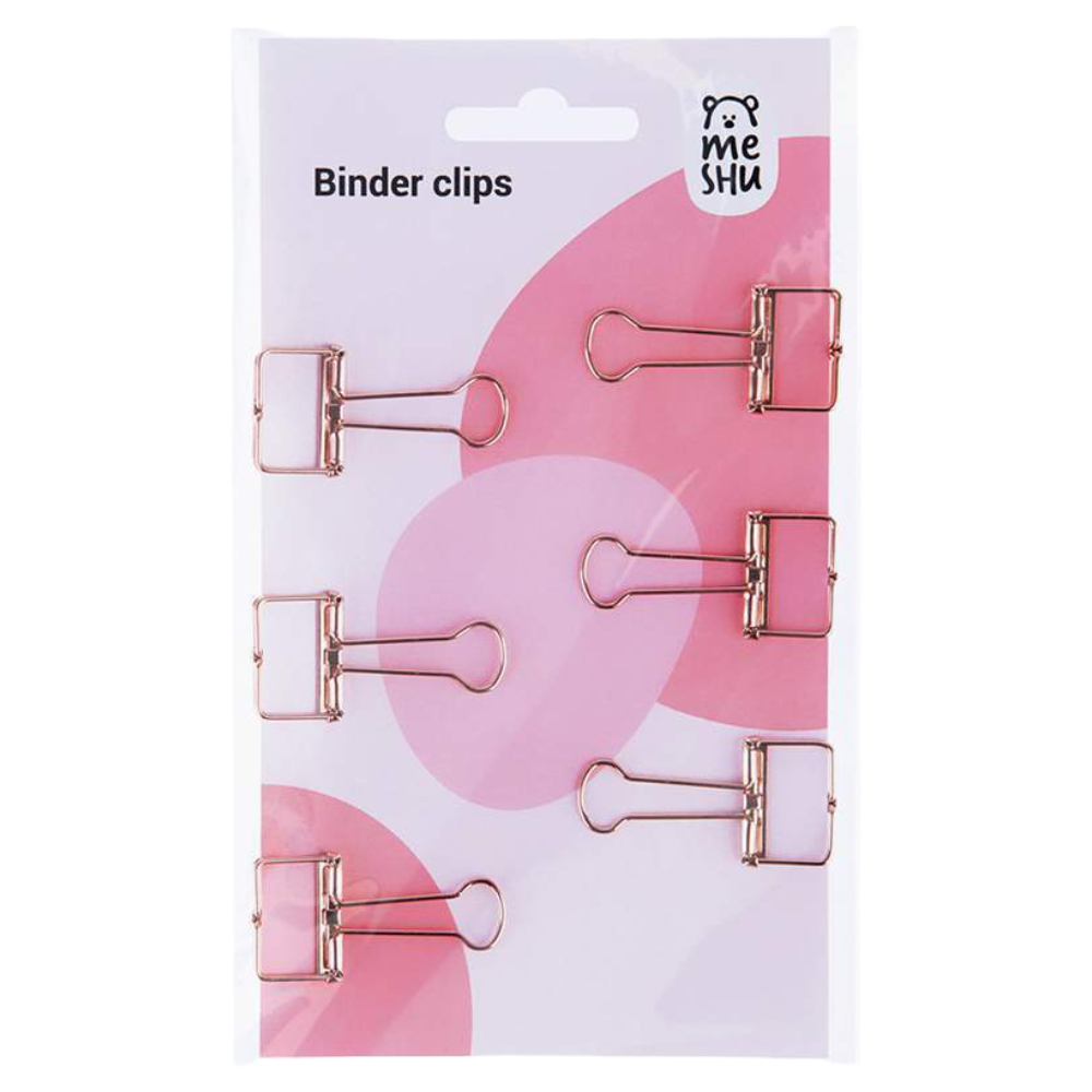 ΠΙΑΣΤΡΕΣ PAPER CLIPS MESHU 328220 19MM (6pcs)